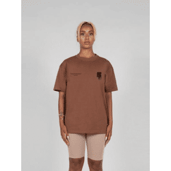lässiges MJ Gonzales Damen T-Shirt Oversize 240 g/m² mit Baumwolle Braun