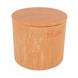 Paju jar with lid Julian orange 12 cm