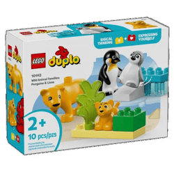 LEGO® DUPLO® Town 10442 - Wild Animal Families: Penguins and Lions (10 pieces)