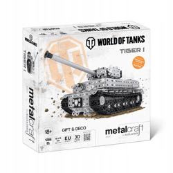 World of Tanks - Tiger I Tank - Model Kit (1,286 pieces)