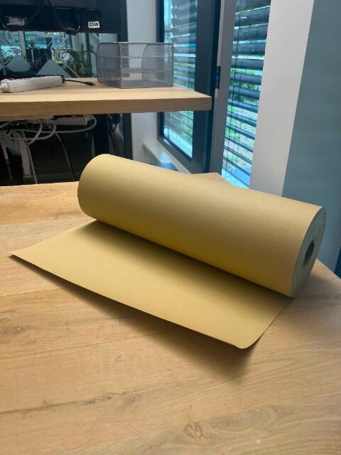 10 kg roll of packing paper, 50 cm wide, 80 g/m², brown sodium kraft paper | Shipping & wrapping paper | Great price starting at €8.40/roll