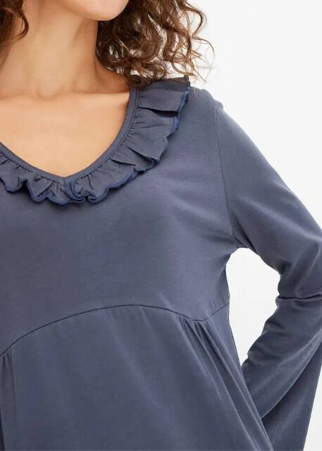 Ab 1,90 €/Stk. Nachthemden Kategorie A, 95 % Bio-Baumwolle, Größen S–3XL, Neuware, MOQ 50 Stück, Lagerware aus Deutschland