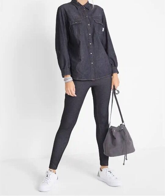 Ab 2,30 €/Stk. Warme Leggings Kategorie A, Größe 52, gefüttert, Neuware, MOQ 50 Stück, Lagerware aus Deutschland