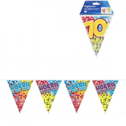 Folat flag line Blocks Hooray it's my birthday 3 meters