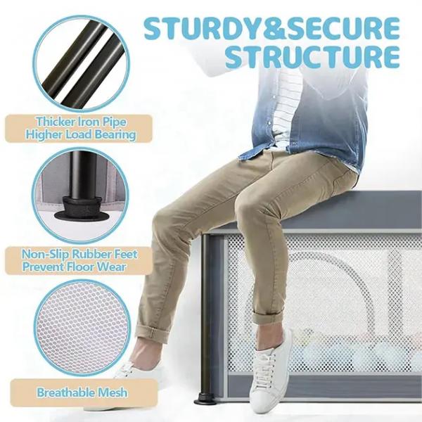 NestPlay – Zusammenklappbarer Baby-Laufstall (127 x 127 x 66 cm) | BPA-freies Oxford-Gewebe & 360°-Netzgewebe