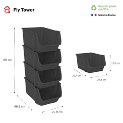 SUNDIS Fly Tower - Freistehender Aufbewahrungsturm