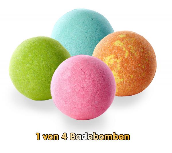 GLIBBI Miraculous Surprise gefüllte Kinder Badebomben mit Miraculous Sammelfiguren ab 3 Jahren 100gr 105953972 Blau, Grün, Pink oder Oran
