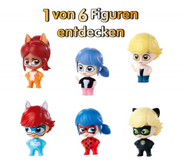 GLIBBI Miraculous Surprise gefüllte Kinder Badebomben mit Miraculous Sammelfiguren ab 3 Jahren 100gr 105953972 Blau, Grün, Pink oder Oran