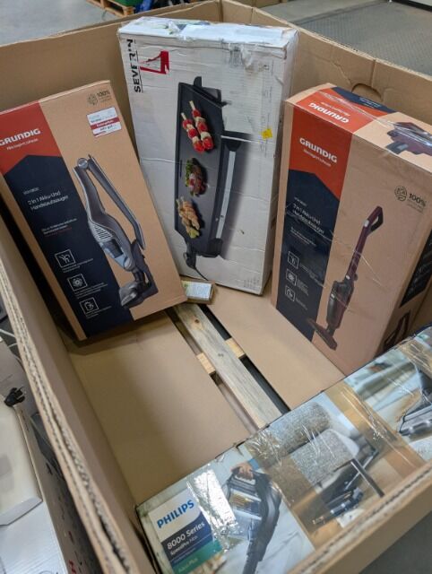 Haushaltstechnik Markenprodukte (Kaffeemaschinen, Küchenmaschinen, Mikrowellen, Staubsauger, Elektrowerkzeug usw.)- Mischpaletten
