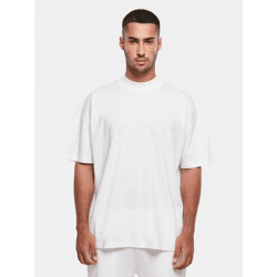 lässiges Build Your Brand Herren T-Shirt Oversize 220 g/m² mit Baumwolle Weiß