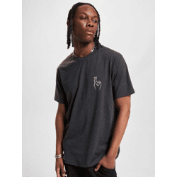 modernes Mister Tee Herren T-Shirt 180 g/m² mit Baumwolle Anthrazit