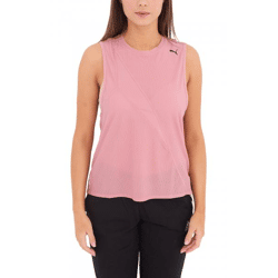 PUMA Train Pearl Mesh Tank Women's Tank Top Sports Top with dryCELL 519558 04 Pink