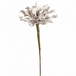 Schaumstoff-Kunstblume Lisa weiß/violett 85 cm