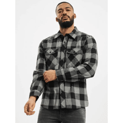 vielseitiges Brandit Herren Polo-Shirt mit Baumwolle Grau/Schwarz