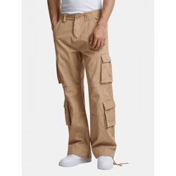 Comfortable Urban Classics Men's Jeans with Pockets, 240 g/m², Cotton, Beige