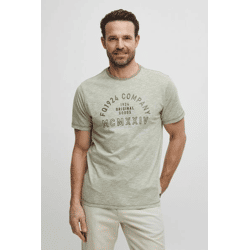 klassisches FQ1924 FQIvar Herren T-Shirt mit Rundhals Shirt 21900538-ME-170115 Grün