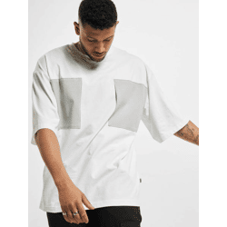 lässiges Urban Classics Herren T-Shirt Taschen Oversize 200 g/m² mit Baumwolle Weiß