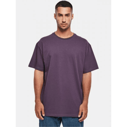 modernes Build Your Brand Herren T-Shirt Oversize 240 g/m² mit Baumwolle Violett