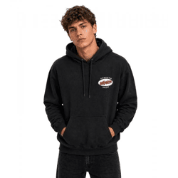 ON THAT ASS Vince Herren Hoody Kapuzen-Pullover Baumwoll-Sweater mit Kängurutasche Hoodie Schwarz