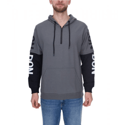 vsct LonDon 2In1 Herren Hoodie im 2-in-1-Look Baumwoll Kapuzen-Pullover 5643324 Grau/Schwarz