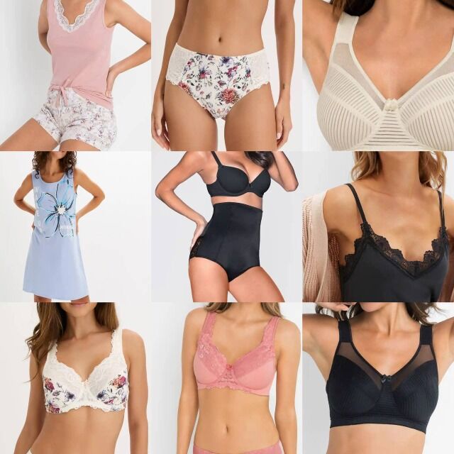 Ab 1,50 €/Stück Damenunterwäsche, Pyjamas und Bademode Kategorie A, Größen XS-XXXL, ab 50 Stück, Neuware auf Lager