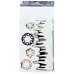 Fensteraufkleber Schneeflocke 44,5 cm