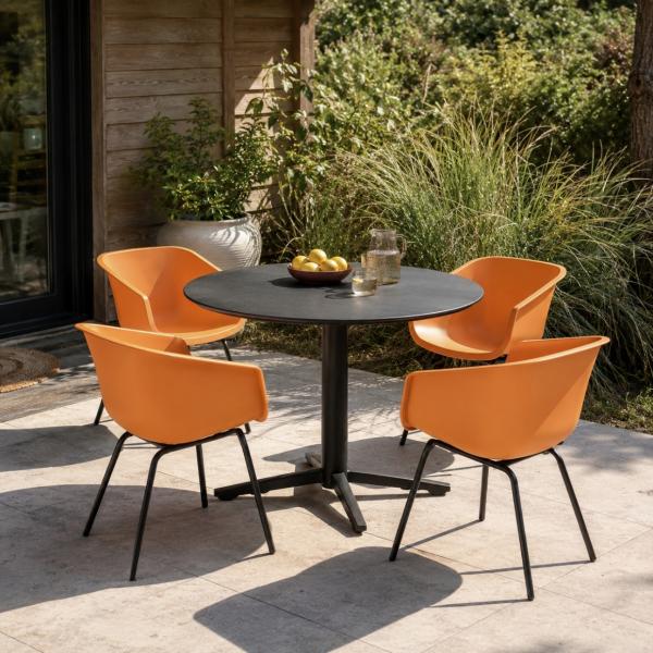 Hartman Gartenstuhl Amalia Rondo xerix/orange 80 cm