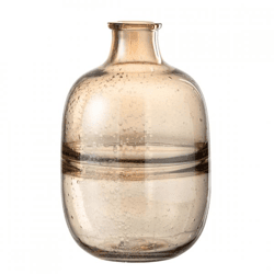 J-Line-Vase, geriffelt, braun, 29 cm