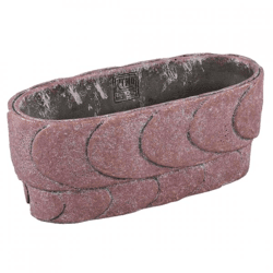 PTMD Blumentopf Gibran L, oval, rosa, 30 cm