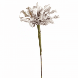 Schaumstoff-Kunstblume Lisa weiß/violett 85 cm