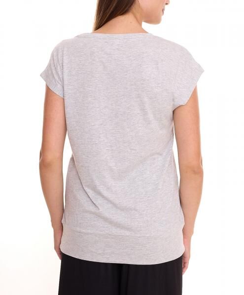 2er Set AJC Damen T-Shirt Rundhals-Shirt Baumwoll-Shirt Kurzarm-Shirt 71333114 Grau/Rosa