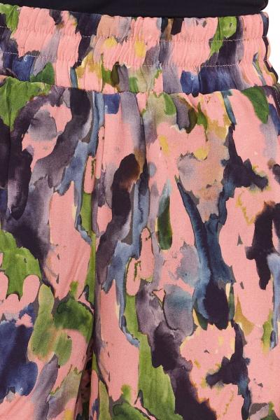 Aniston CASUAL Damen Sommer-Shorts kurze Jersey-Hose mit Allover-Print 67073522 Bunt
