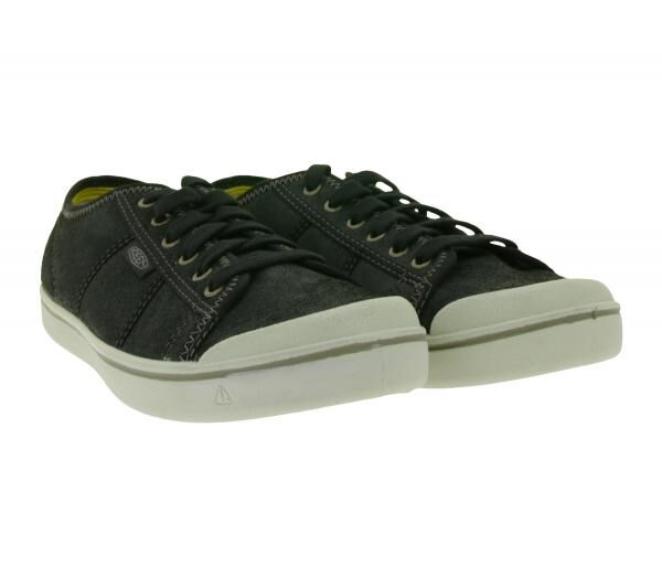 Bequeme KEEN Eldon Harvest Herren Sneaker mit Eco Anti-Odor-Technologie Echtleder-Schuhe 1026838 Schwarz