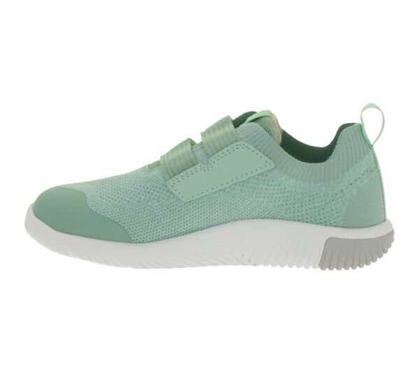Bequeme KEEN Knx Knit DS Kinder Barfu&szlig;schuhe mit Eco Anti-Odor-Technologie Freizeit-Schuhe 1030072 Gr&uuml;n
