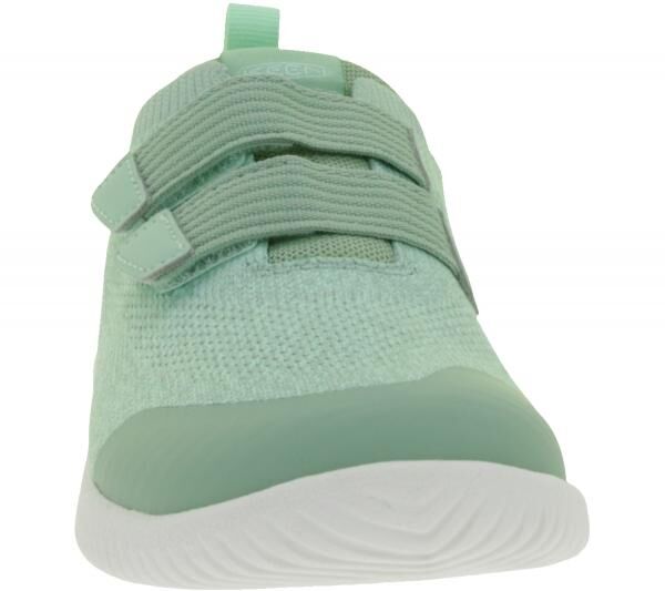 Bequeme KEEN Knx Knit DS Kinder Barfu&szlig;schuhe mit Eco Anti-Odor-Technologie Freizeit-Schuhe 1030072 Gr&uuml;n