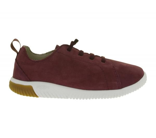 Bequeme KEEN Knx Lace Fig/Star Kinder Barfu&szlig;schuhe mit Eco Anti-Odor-Technologie Echtleder-Schuhe Freizeit-Schuhe 1031125 Violett