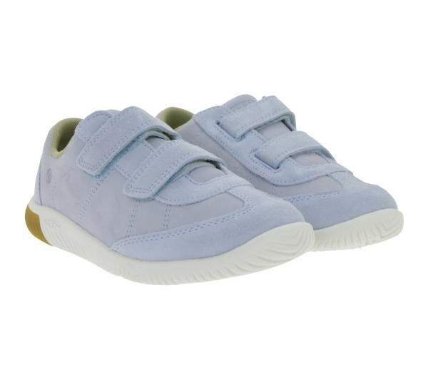 Bequeme KEEN Knx T-Toe DS Kinder & Damen Barfu&szlig;schuhe mit Eco Anti-Odor-Technologie Echtleder-Schuhe Freizeit-Schuhe 1030823 Hell-Blau