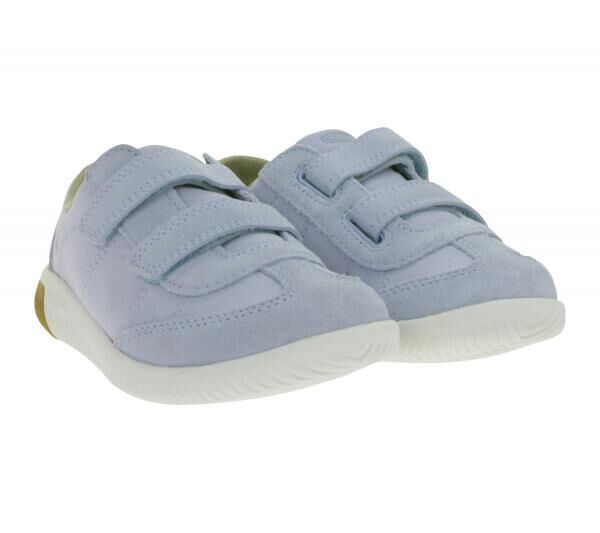 Bequeme KEEN Knx T-Toe DS Kinder Barfu&szlig;schuhe mit Eco Anti-Odor-Technologie Echtleder-Schuhe Freizeit-Schuhe 1030825 Hell-Blau
