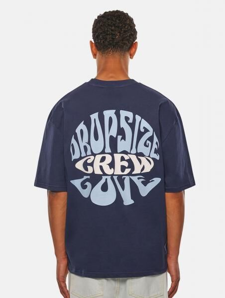 bequemes Dropsize Herren T-Shirt 210 g/m&sup2; mit Baumwolle Navy
