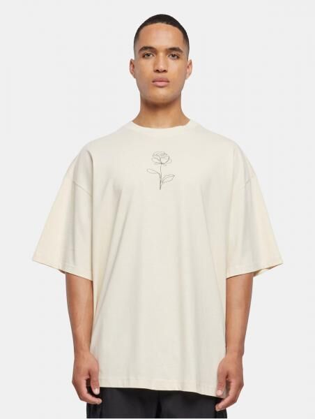 bequemes Merchcode Herren T-Shirt 220 g/m&sup2; mit Baumwolle Ecru-Wei&szlig;