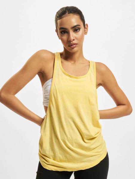 bequemes Urban Classics Damen T-Shirt 130 g/m&sup2; Gelb