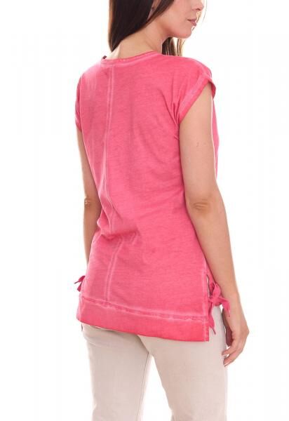 BOYSEN&acute;S Sommer-Shirt l&auml;ssiges Damen-Shirt mit B&auml;ndern am Saum 14645414 Rosa
