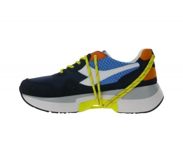 diadora N9000 Txs H Mesh Sneaker Made in Portugal mit Wildleder-Overlays 201.174817 01 65096 Blau/Wei&szlig;/Gelb