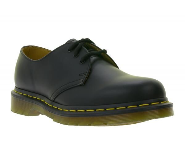 Dr. Martens 1461 Smooth Damen Oxford-Halbschuhe mit gepolsterter DMS-Sohle Glattleder-Schuhe 11838002 Schwarz