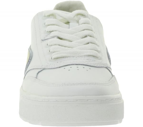 HUB Duke Damen Sneaker mit Terry-F&uuml;tterung Echtleder-Schuhe W50008L31-L10-947 Wei&szlig;/Beige