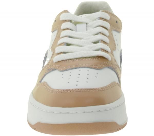 HUB Smash L31 Damen Sneaker mit Terry-F&uuml;tterung Echtleder-Schuhe W50008L31-L10-947 Wei&szlig;/Rosa