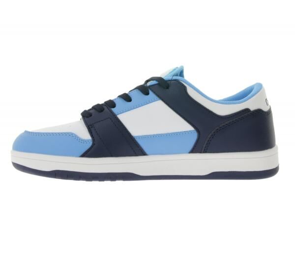 Kappa Kinder Alltags-Sneaker Damen Freizeit-Schuhe Schn&uuml;r-Schuhe Trainings-Schuhe 381U1NW Hellblau/Dunkelblau/Wei&szlig;
