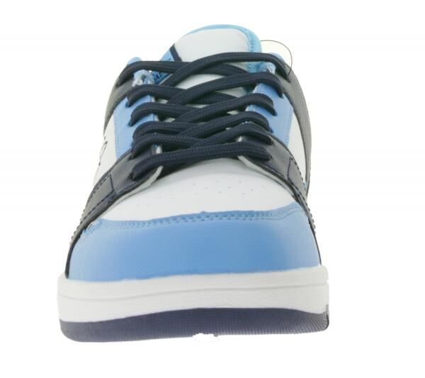 Kappa Kinder Alltags-Sneaker Damen Freizeit-Schuhe Schn&uuml;r-Schuhe Trainings-Schuhe 381U1NW Hellblau/Dunkelblau/Wei&szlig;