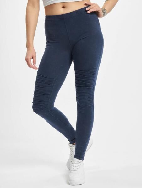 l&auml;ssige URBAN CLASSICS Damen Hose Stretch 200 g/m&sup2; mit Baumwolle Blau