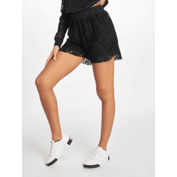 lässige Urban Classics Damen Shorts Stretch 140 g/m² Schwarz